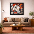 Contemporary Vibrant horse wallart