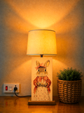 Rosie Rabbit Wooden Table Lamp