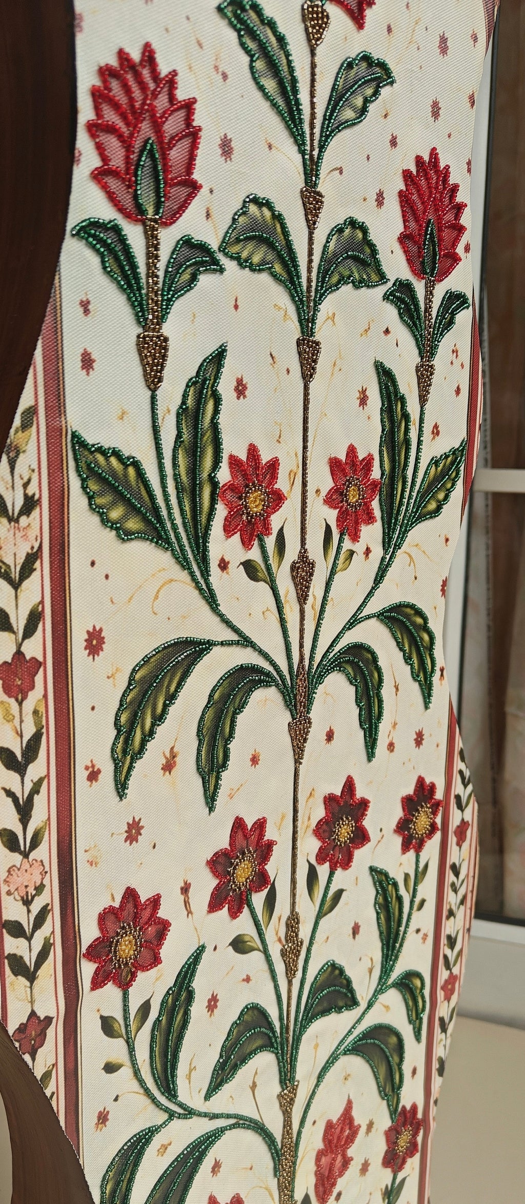 'Mughal Garden' Wooden Floor Lamp