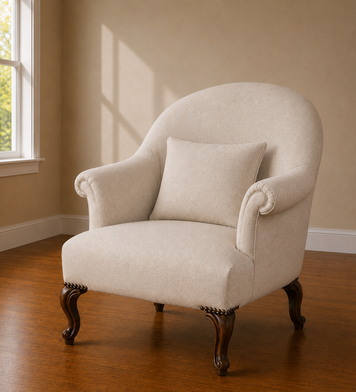 Premium quality Solid Teak Wood Accent Chair