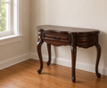 Classic Elegance Premium quality Solid Teak wooden Carved Console