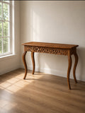 Timeless Premium quality Solid Teak Carved Console Table